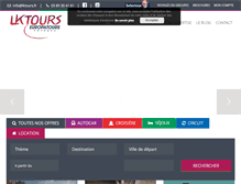Tablet Screenshot of lktours.fr